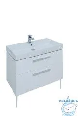 Тумба под раковину Aquanet Nova 90 242276 белый глянец