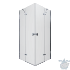 Душевое ограждение Тритон Дельта 90x90 профиль хром, стекло прозрачное  Щ0000054216 (без поддона)