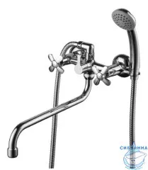 Смеситель для ванны Lemark Partner LM6541C с душевым гарнитуром