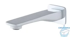  Излив для ванны Lemark LM5981CW (хром/белый)