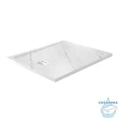Поддон из литьевого мрамора WasserKRAFT Rhin 120x100 44T10 мрамор