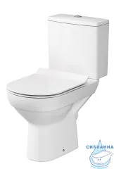 Унитаз напольный безободковый Cersanit City с бачком и сиденьем Soft Close (микролифт) KO-CIT011-3/5-COn-S-DL