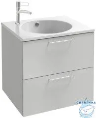 Тумба Jacob Delafon Odeon Rive Gauche 60 белый с раковиной Odeon Rive Gauche 60