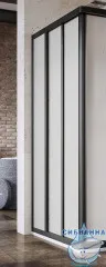 Боковая стенка с дверью Ravak Supernova ASRV3-75 198 профиль черный, стекло пеарл