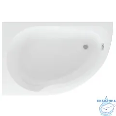 Акриловая ванна Aquatek Вирго L 150х100 с каркасом