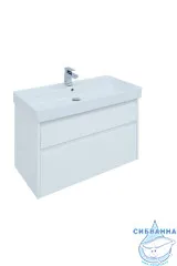 Тумба под раковину Aquanet Nova Lite 90 242268 белый глянец