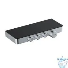 Смеситель для ванны Wasserkraft Elbe 7499 Thermo (хром/черный)