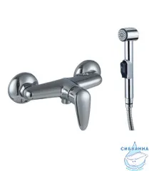 Настенный смеситель с гигиеническим душем Lemark Pramen LM3318C