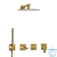 Душевая система Wasserkraft 250 1 режим A2151.278.279.183.208.280.197.281 (глянцевое золото )