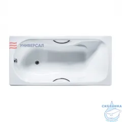 Чугунная ванна Универсал Сибирячка 170х75 №185 без ножек и ручек (с дефектом)