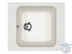 Кухонная мойка Ulgran U-604 59 ультра-белый