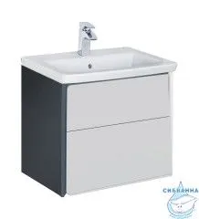 Тумба Roca Ronda 60 с раковиной Roca Gap 60 белый/антрацит