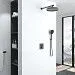 Душевая система Vincea Inspire 300 1 режим VSFW-3I21MT2GM (вороненая сталь)
