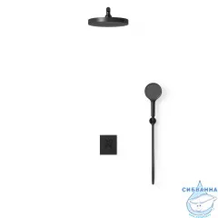 Душевая система Vincea Inspire 300 1 режим VSFW-3I21T2MB (черный матовый )
