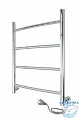 Полотенцесушитель электрический Indigo Arc П4 40х50 хром (с возможностью скрытого подключения, подключение R/L)