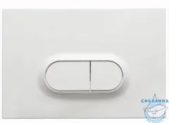  Кнопка смыва VitrA Loop 740-0500, белая глянцевая