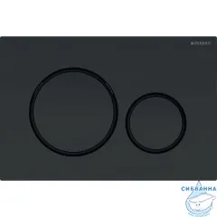 Кнопка смыва Geberit Sigma 20 115.882.16.1 (черный матовый)