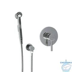 Встраиваемый смеситель с гигиеническим душем Wasserkraft A14156 (хром)