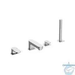 Смеситель для ванны на борт Ravak Chrome - CR 026.00 с душевым гарнитуром (хром)