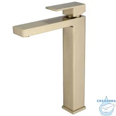 Смеситель для раковины Abber Daheim AF8211G  (без донного клапана) (золото)