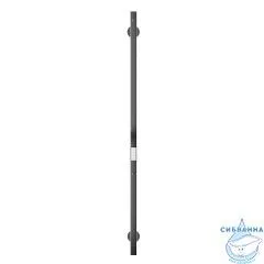 Полотенцесушитель электрический Toni Arti Siena pulsante 1П 30x1200 оружейная сталь