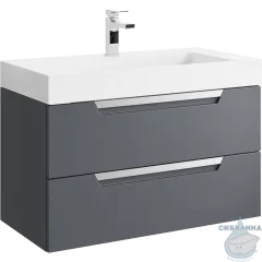 Тумба под раковину 90 см Aqwella Cube CUB0109GR