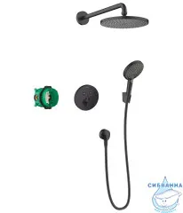 Душевая система Hansgrohe Raindance S 240 1 режим 27959670 (черный матовый)