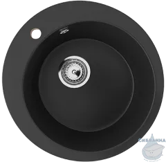 Кухонная мойка Ulgran 50 U-405-344 Ультра-чёрный