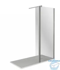 Душевое ограждение Bas WALK IN SP2-90-C-CH