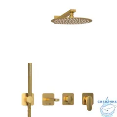 Душевая система Wasserkraft 250 1 режим A3651.283.284.180.259.285.194.286 (золото матовое)