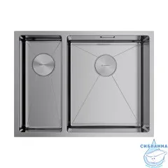 Кухонная мойка Omoikiri Taki  58-2-U/IF-IN-R 4993767 нержавеющая сталь