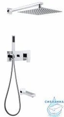 Душевая система Abber Daheim AF8217 250 1 режим (хром)