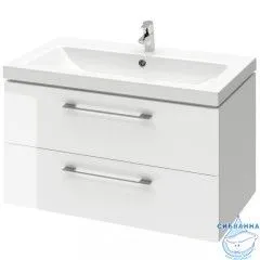 Тумба Cersanit Lara 80 с раковиной Cersanit Como 80 белый