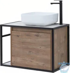 Тумба под раковину Aquanet Nova Lite Loft 75 R 261657 дуб рустикальный