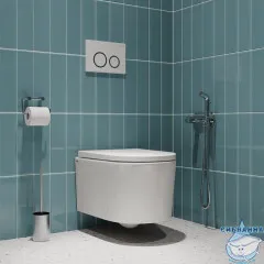 Унитаз подвесной безободковый Iddis Stone STORNSEi25 с сиденьем Soft Close (микролифт)