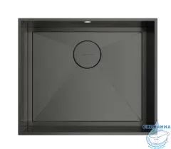 Кухонная мойка Omoikiri Kasen 53-INT GM 4993496 вороненая сталь