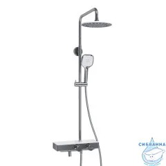 Душевая система Wasserkraft 230 1 режим A113.067.065.CH Thermo (хром/белый)