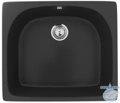 Кухонная мойка Ulgran U-408 59 ультра-черный