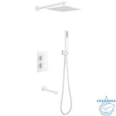 Душевая система Abber Daheim 250 1 режим AF8250W (белый матовый)