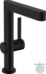 Смеситель для раковины Hansgrohe Finoris 76060670 (с донным клапаном) (черный матовый)