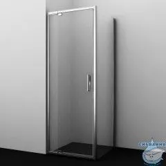 Душевое ограждение Wasserkraft Berkel 48P29 80x100 профиль хром, стекло прозрачный (без поддона)
