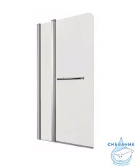 Шторка для ванны 1Marka P-05 85х150 стекло мислайт