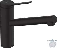 Смеситель для кухни Hansgrohe Zesis M33 74802670 (черный матовый)
