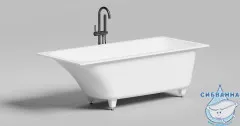 Ванна из искусственного камня Salini Orlando Kit 170x75 (материал sapirit, белый матовый)