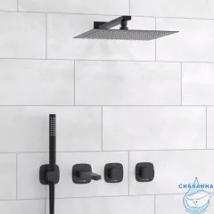 Душевая система Wasserkraft 300 1 режим A9151.265.315.219.162.327.242.217 (черный матовый)