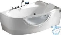 Акриовая ванна Gemy G9046 II K R 171х99 с гидромассажем