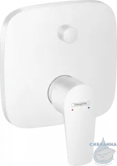 Встраиваемый смеситель для ванны Hansgrohe Talis E 71745700 (белый матовый)