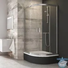 Душевое ограждение Ravak Blix BLCP4-80 Sabina 80х80 профиль хром, стекло прозрачное 3B240C40Z1 (без поддона)