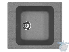 Кухонная мойка Ulgran U-604 59 темно-серый