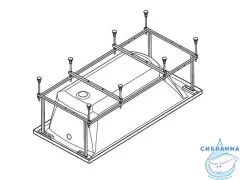 Монтажный комплект Santek для ванны Каледония 160х75